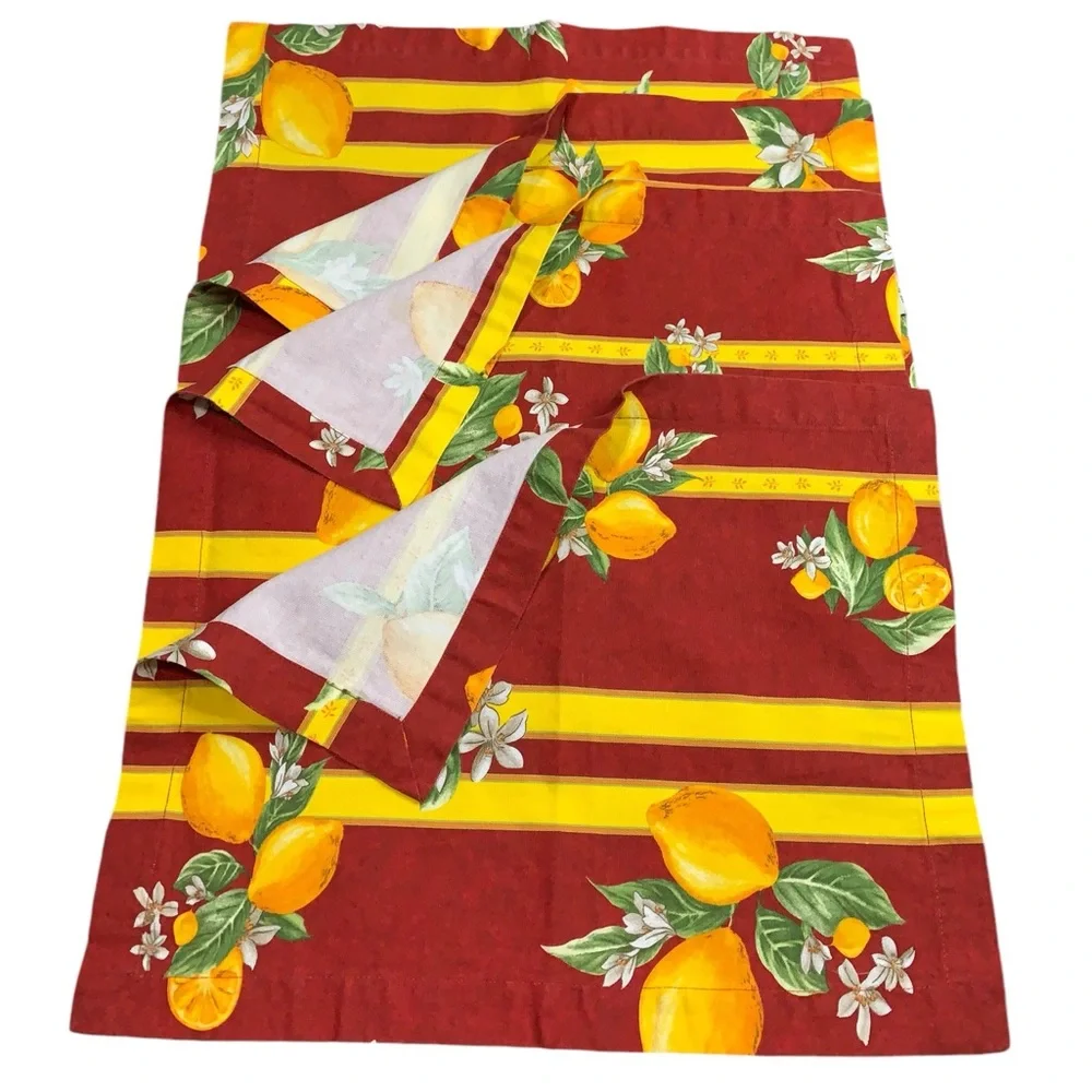 Sur La Table Mediterranean lemon Placemats